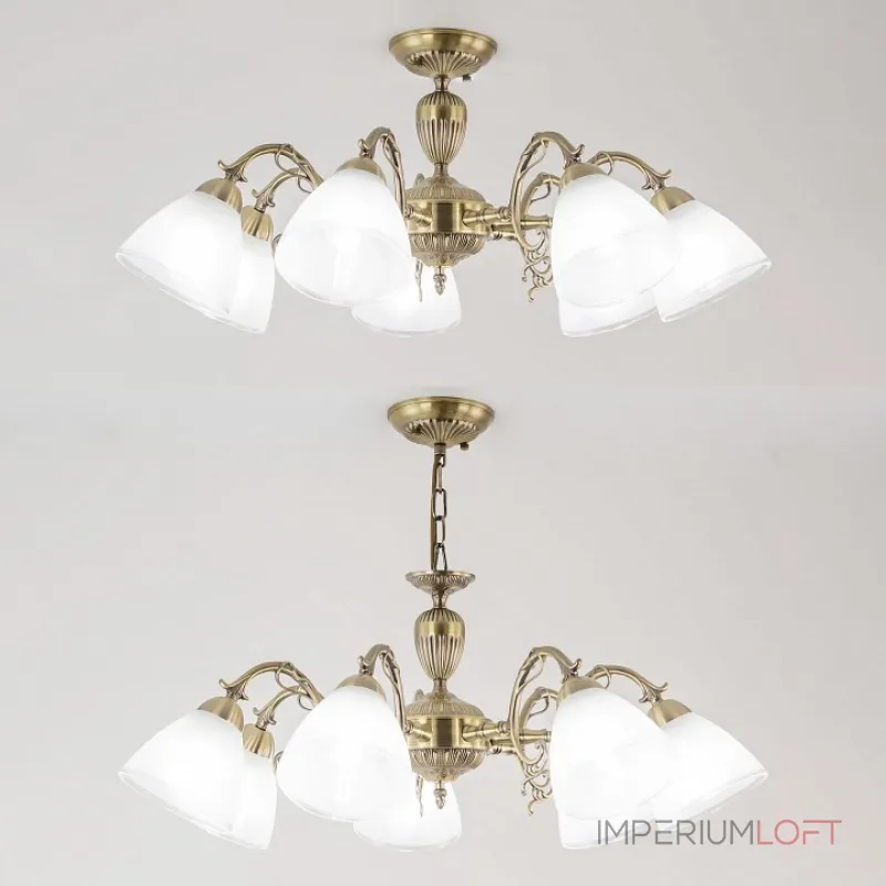 Подвесная люстра Citilux Латур CL413271 Цвет арматуры бронза Цвет плафонов белый от ImperiumLoft Подвесная люстра Citilux Латур CL413271 Цвет арматуры бронза Цвет плафонов белый от ImperiumLoft