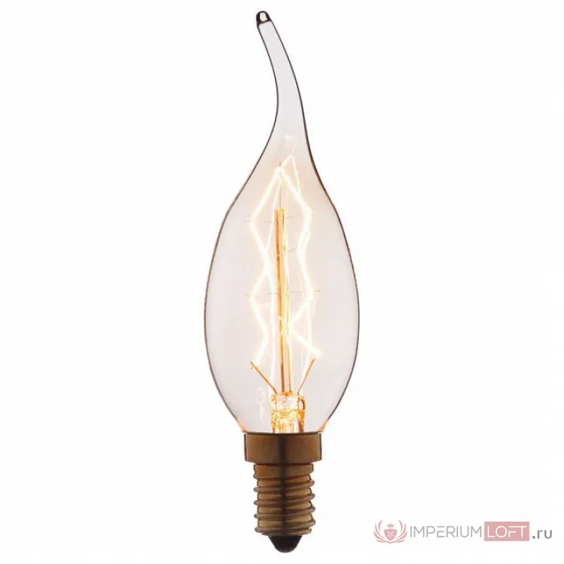 Лампа накаливания Loft it Bulb 3560-TW E14 60Вт K 3560-TW Цвет арматуры белый Цвет плафонов белый от ImperiumLoft