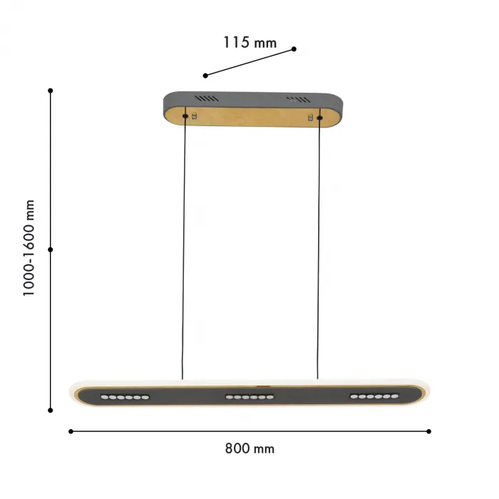 Подвесная люстра F-promo Strimler 4472-3P от ImperiumLoft