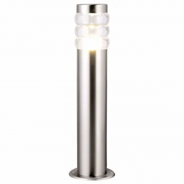 Наземный низкий светильник Arte Lamp Portico 4 A8381PA-1SS Цвет арматуры серебро Цвет плафонов прозрачный