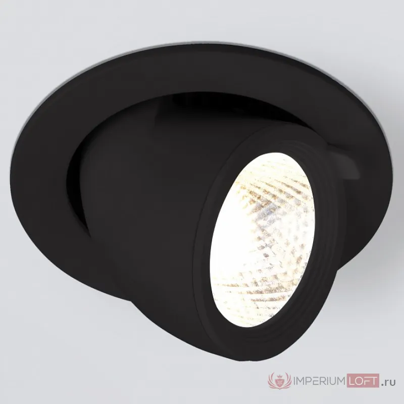 Встраиваемый светильник на штанге Elektrostandard 9918 LED a052456 Цвет арматуры черный Цвет плафонов черный от ImperiumLoft