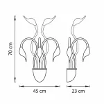Бра Lightstar Cigno Collo 751652 Цвет арматуры золото от ImperiumLoft