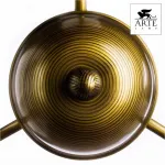 Подвесная люстра Arte Lamp Carolina A9239LM-3BR Цвет арматуры коричневый Цвет плафонов белый от ImperiumLoft
