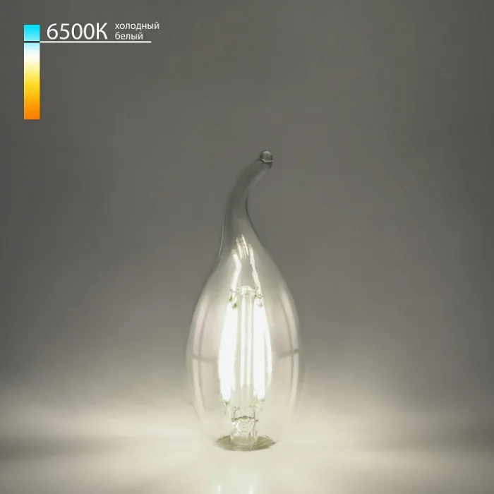 Лампа светодиодная Elektrostandard Свеча на ветру F E14 9Вт 6500K BLE1441 от ImperiumLoft