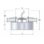 Встраиваемый светильник Donolux N1520 N1520-WH