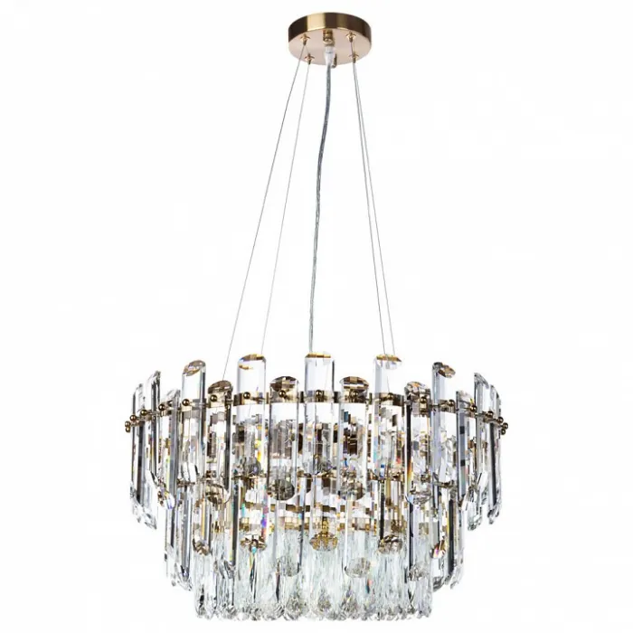 Подвесной светильник Divinare Bellatrix 3510/17 LM-11 Цвет арматуры латунь Цвет плафонов прозрачный от ImperiumLoft