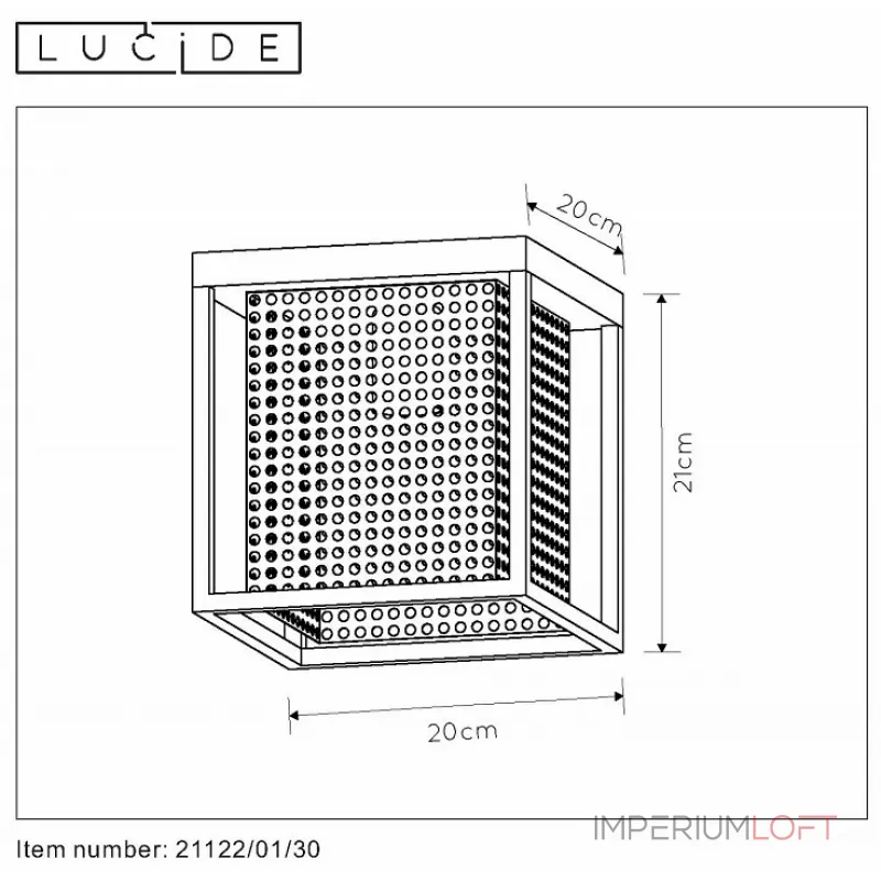 Накладной светильник Lucide 21122/01/30