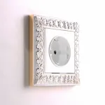 Розетка с заземлением и шторками, без рамки Werkel белый W1171101