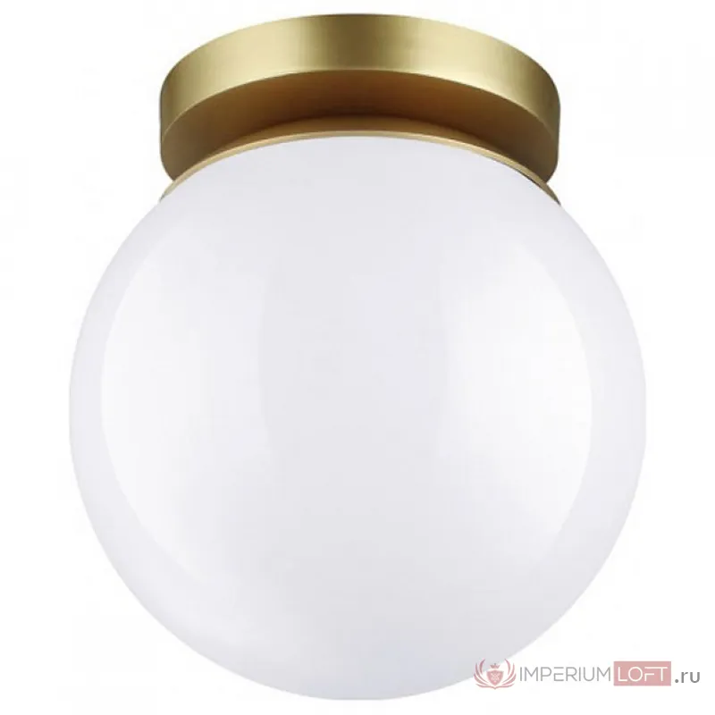 Накладной светильник Odeon Light Bosco 4247/1C Цвет плафонов белый Цвет арматуры золото от ImperiumLoft