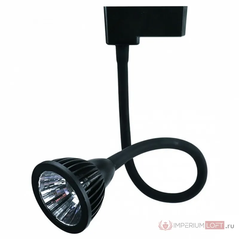 Светильник на штанге Arte Lamp Track Lights A4107PL-1BK Цвет арматуры черный Цвет плафонов черный от ImperiumLoft