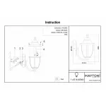 Бра Maytoni Zeil H356-WL-01-BZ Цвет арматуры бронза Цвет плафонов прозрачный от ImperiumLoft