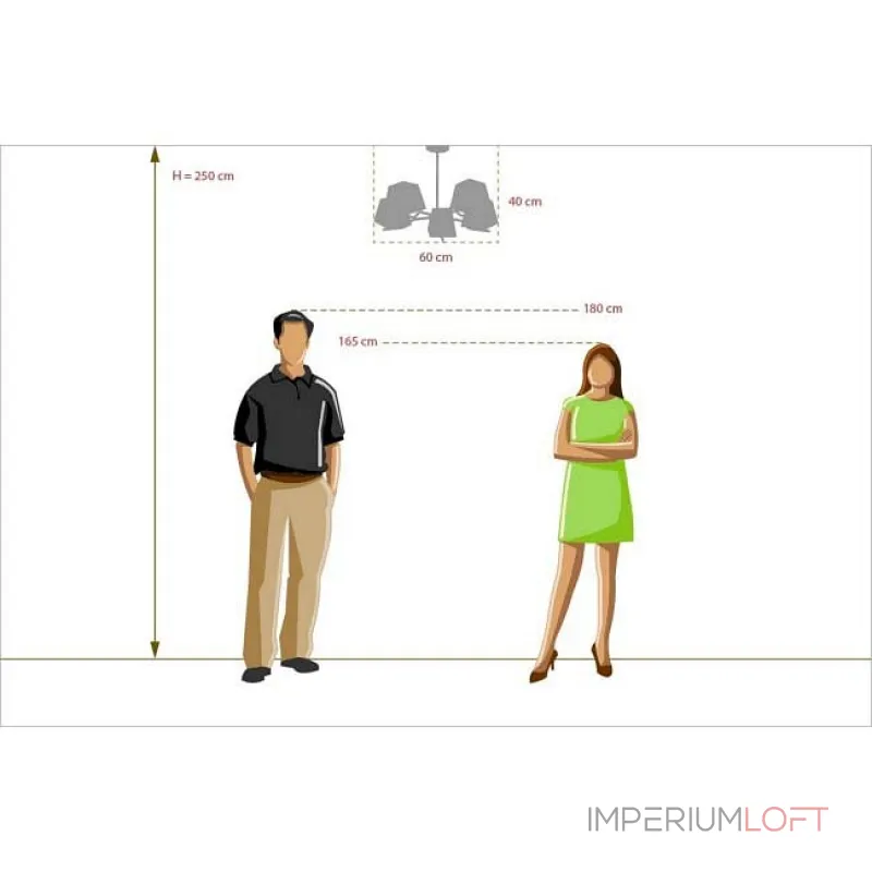 Люстра на штанге DeMarkt City Конрад 6 667011405  Люстра на штанге DeMarkt City Конрад 6 667011405