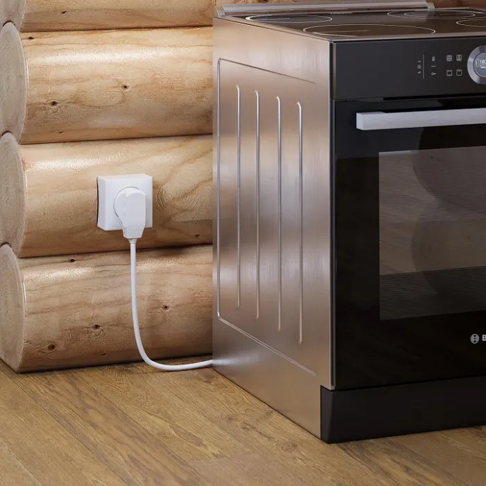Розетка силовая для электроплиты с вилкой Werkel белый W1189201 от ImperiumLoft