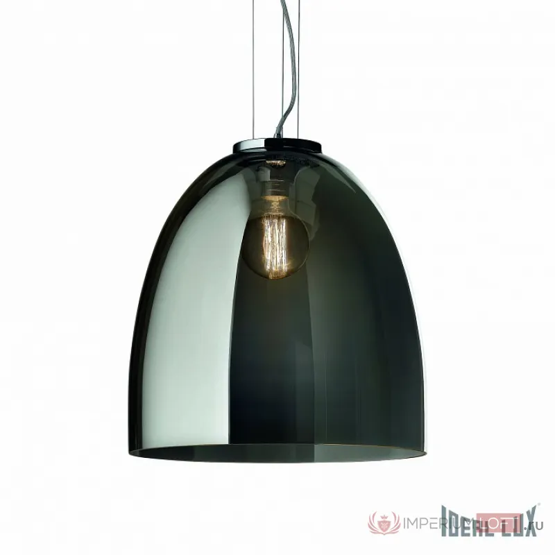 Подвесной светильник Ideal Lux EVA EVA SP1 BIG FUME&#039; Цвет арматуры черный Цвет плафонов черный от ImperiumLoft