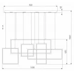Подвесной светильник Eurosvet Direct 90178/5 золото 106W от ImperiumLoft