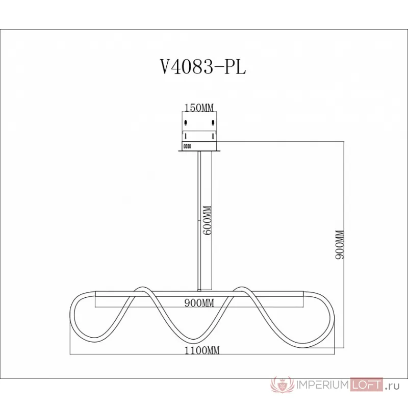 Светильник на штанге Moderli TRUE V4083-PL от ImperiumLoft