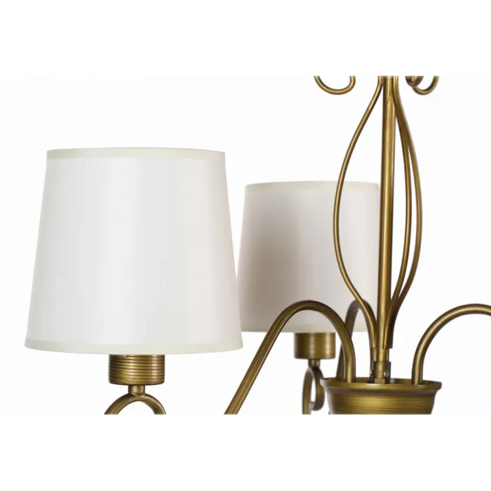 Подвесная люстра Arte Lamp Carolina A9239LM-3BR Цвет арматуры коричневый Цвет плафонов белый от ImperiumLoft