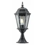 Наземный низкий светильник Arte Lamp Genova A1204FN-1BS Цвет арматуры серебро Цвет плафонов прозрачный от ImperiumLoft