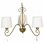 Подвесная люстра Arte Lamp Carolina A9239LM-3BR Цвет арматуры коричневый Цвет плафонов белый от ImperiumLoft