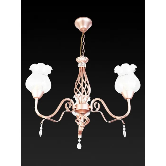 Подвесная люстра TopLight Kelli TL5680D-03PG Цвет арматуры золото Цвет плафонов прозрачный от ImperiumLoft