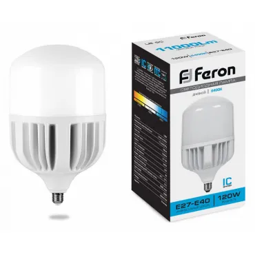 Лампа светодиодная Feron LB-65 E27-E40 120Вт 6400K 38197