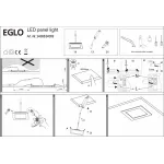 Встраиваемый светильник Eglo ПРОМО Fueva 1 94068 Цвет арматуры белый от ImperiumLoft