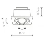 Встраиваемый светильник Nowodvorski Downlight 9573