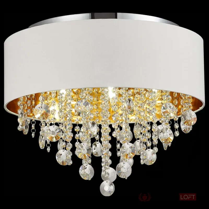 Накладной светильник ST-Luce Lacchia SL1350.502.06 Цвет арматуры хром Цвет плафонов золото от ImperiumLoft