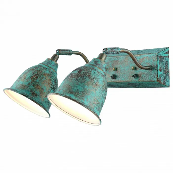 Бра Arte Lamp Campana A9557AP-2BG Цвет арматуры Зеленый Цвет плафонов зеленый от ImperiumLoft