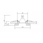 Встраиваемый светильник Donolux DL220 DL226G