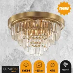 Потолочная люстра Lumion Zaha 5257/6C от ImperiumLoft