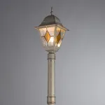 Фонарный столб Arte Lamp Berlin A1017PA-1WG Цвет арматуры золото Цвет плафонов желтый