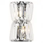 Накладной светильник Ambrella Traditional 8 TR5217/2 СН/CL хром/прозрачный E14/2 max 40W 245*150*110 Цвет арматуры хром Цвет плафонов прозрачный