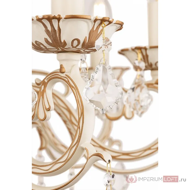 Подвесная люстра Maytoni Bronze 4 ARM245-06-W Цвет арматуры золото Цвет плафонов прозрачный от ImperiumLoft