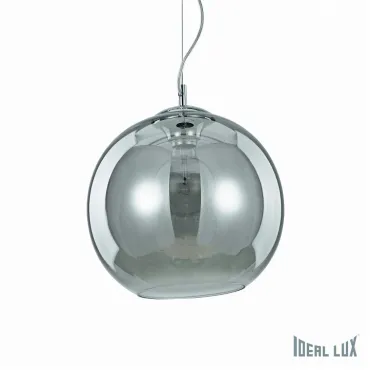 Подвесной светильник Ideal Lux Nemo NEMO SP1 D30 FUME&#039; Цвет арматуры хром Цвет плафонов серый