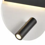 Бра с подсветкой Vele Luce Radar VL8292W21 Цвет арматуры Черно-белый Цвет плафонов Черный от ImperiumLoft