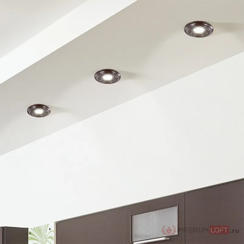 Встраиваемый светильник Novotech Pattern 370089 Цвет арматуры коричневый от ImperiumLoft