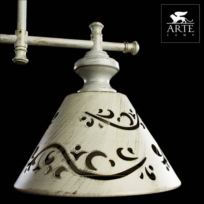 Подвесная люстра Arte Lamp Kensington A1511LM-3WG Цвет арматуры белый Цвет плафонов белый от ImperiumLoft