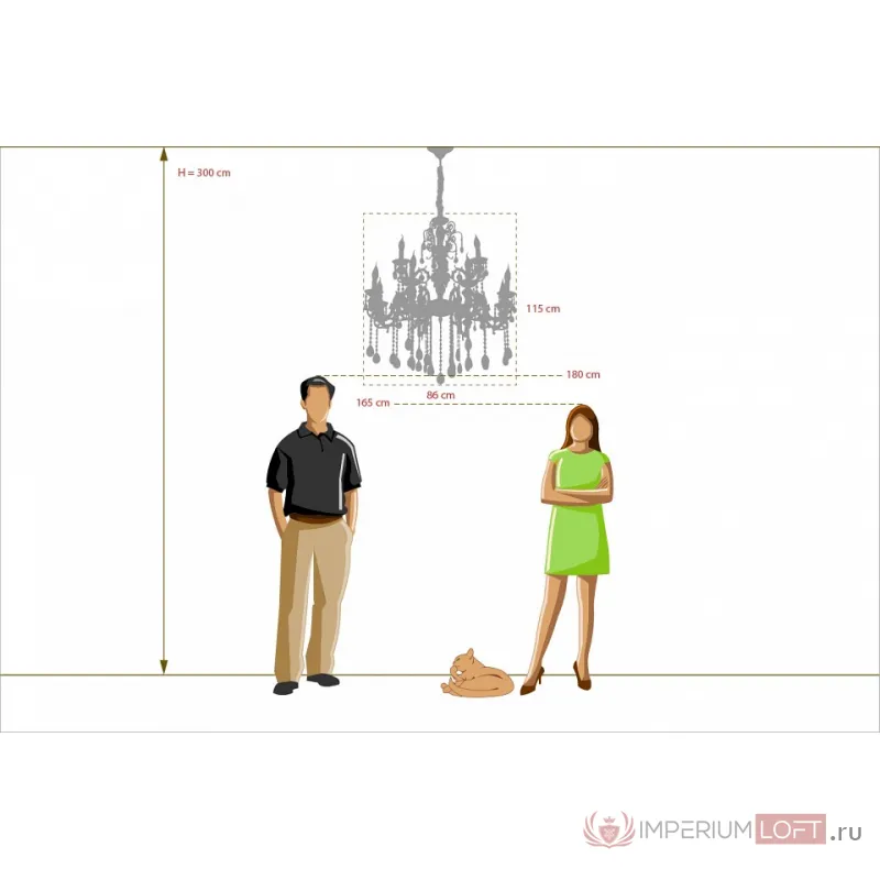 Подвесная люстра MW-Light Селена 10 482013812 Цвет арматуры серебро Цвет плафонов прозрачный от ImperiumLoft