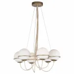 Подвесная люстра Lightstar Globo 803263 Цвет арматуры латунь Цвет плафонов белый от ImperiumLoft