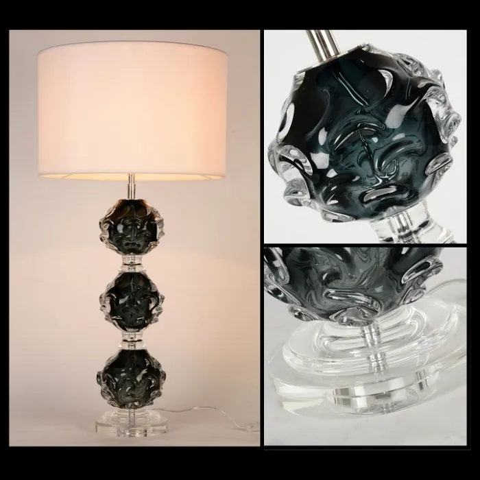 Настольная лампа декоративная DeLight Collection Crystal Table Lamp BRTL3115L Цвет арматуры хром от ImperiumLoft