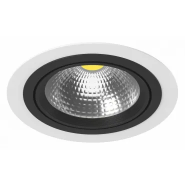 Встраиваемый светильник Lightstar Intero 111 i91607 Цвет арматуры черно-белый