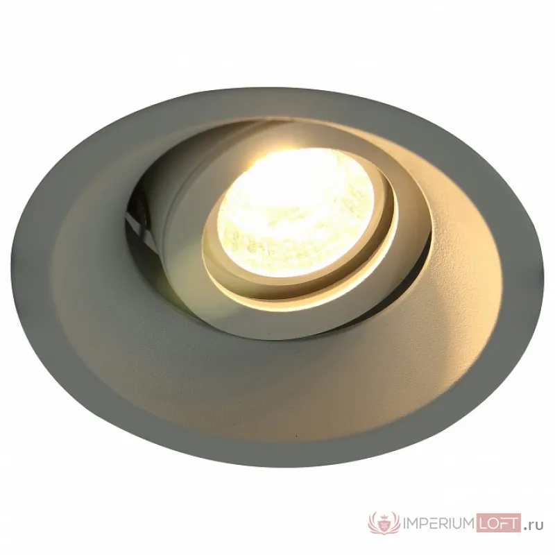 Встраиваемый светильник Arte Lamp 6668 A6668PL-1WH Цвет арматуры белый Цвет плафонов прозрачный от ImperiumLoft