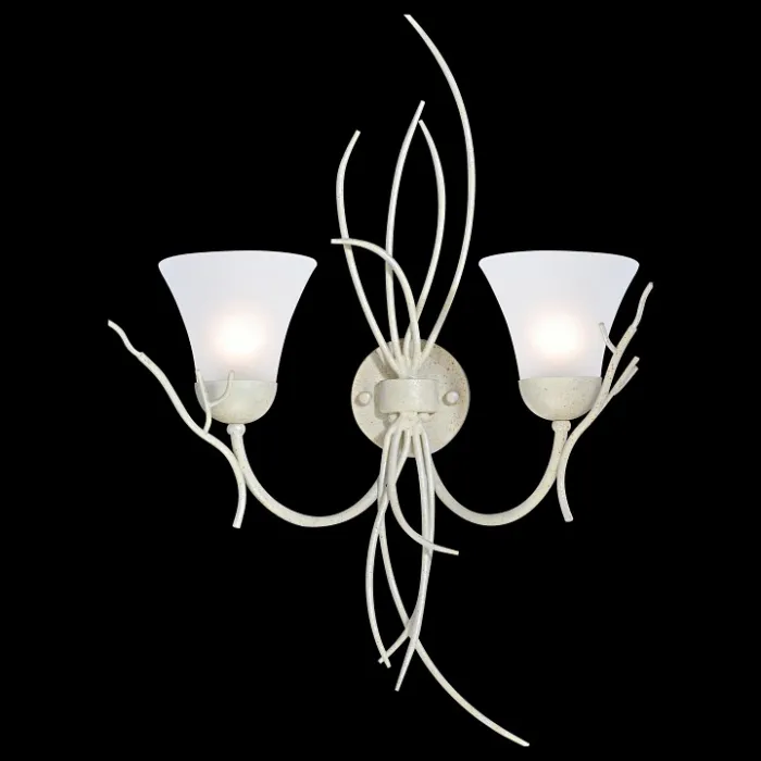 Бра Arte Lamp Brushwood A4111AP-2WA Цвет арматуры белый Цвет плафонов белый от ImperiumLoft