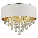 Накладной светильник ST-Luce Lacchia SL1350.502.06 Цвет арматуры хром Цвет плафонов золото от ImperiumLoft