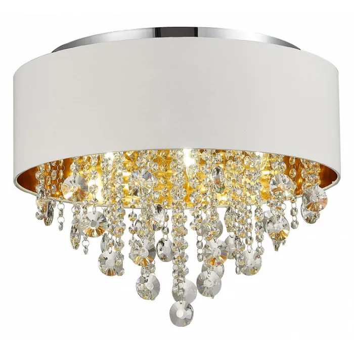 Накладной светильник ST-Luce Lacchia SL1350.502.06 Цвет арматуры хром Цвет плафонов золото от ImperiumLoft