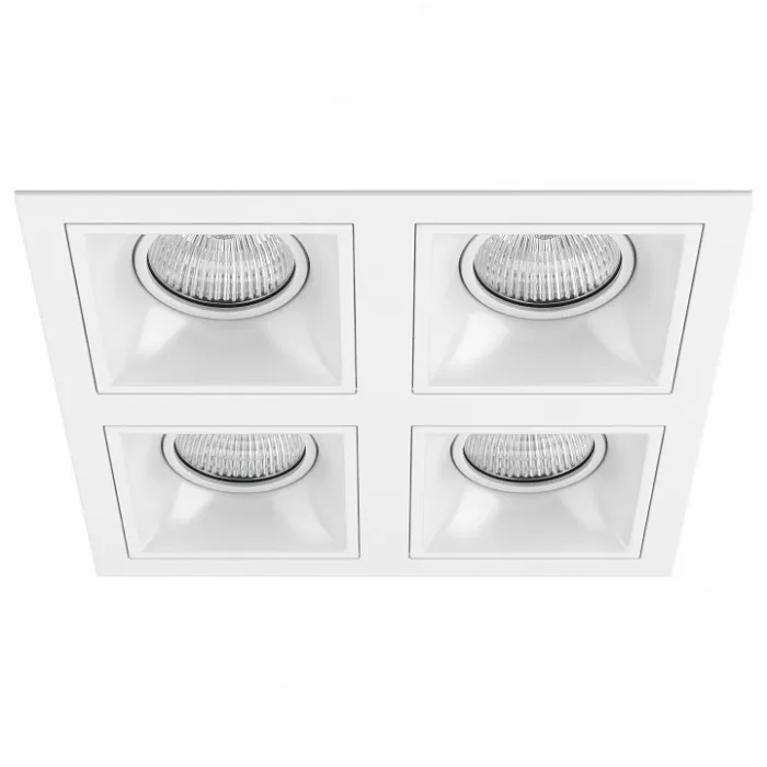 Встраиваемый светильник Lightstar Domino D54606060606 цвет арматуры белый от ImperiumLoft