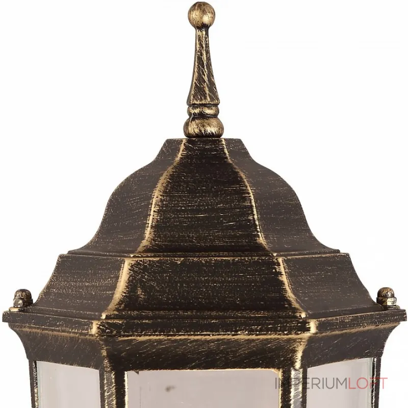 Наземный низкий светильник Arte Lamp 3151 A3151FN-1BN Цвет арматуры золото Цвет плафонов прозрачный