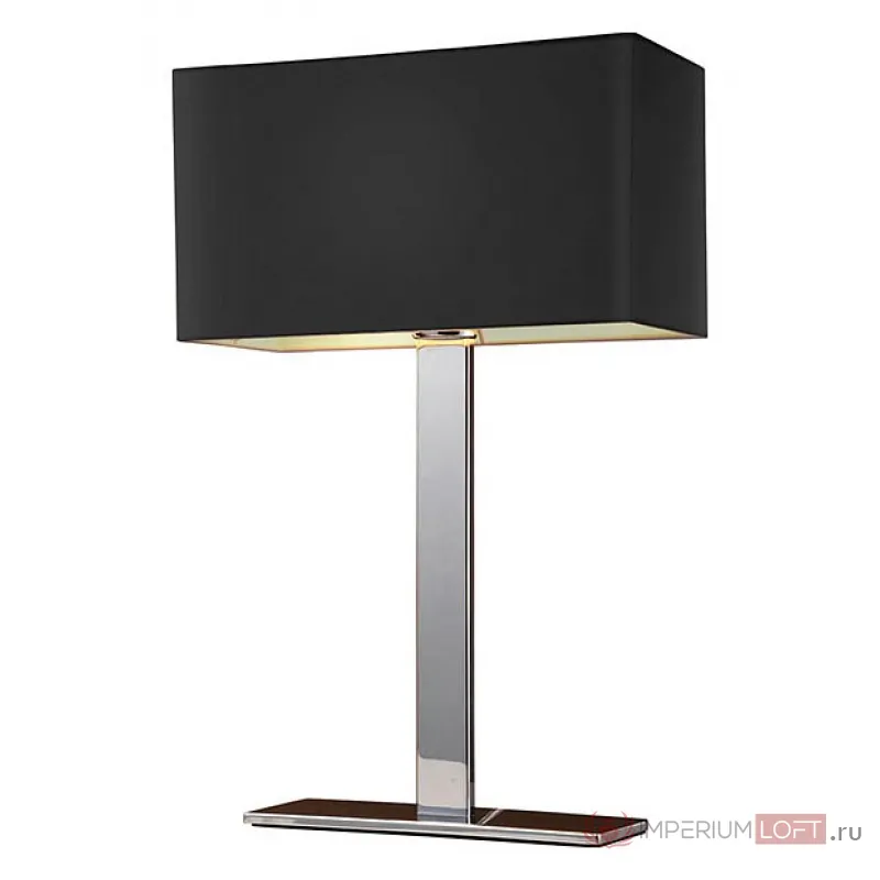 Настольная лампа декоративная Azzardo Martens table AZ1559 Цвет арматуры хром Цвет плафонов черный от ImperiumLoft