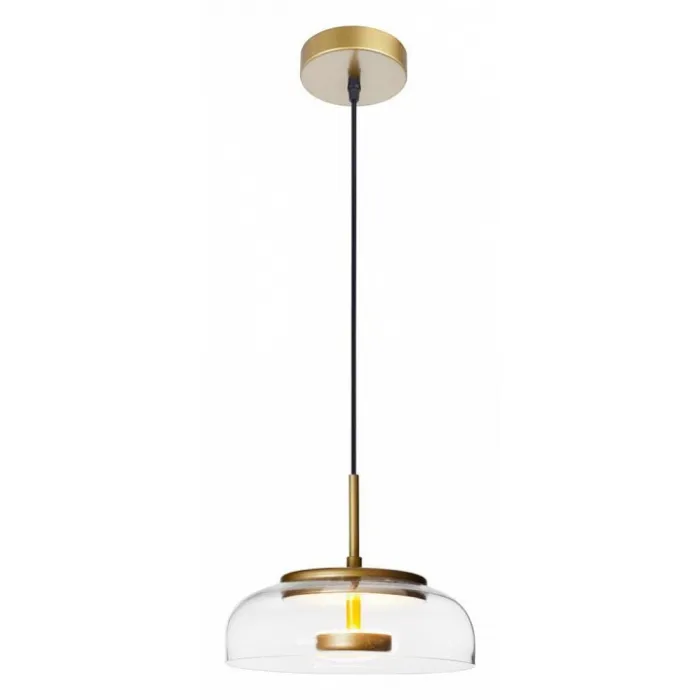 Подвесной светильник Loft it Disk 8210-P Цвет арматуры золото Цвет плафонов прозрачный от ImperiumLoft